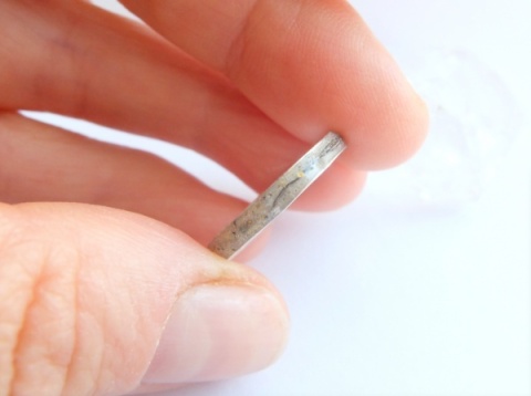 obrączka z sierścią - biżuteria z sierścią