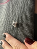 pin z psem na marynrace